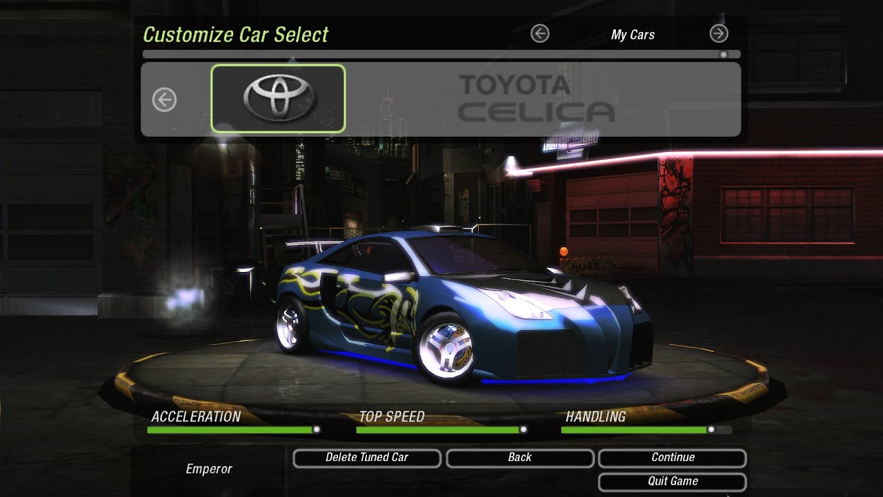 NFS Underground 2 | Toyota Celica | Customization and Gameplay