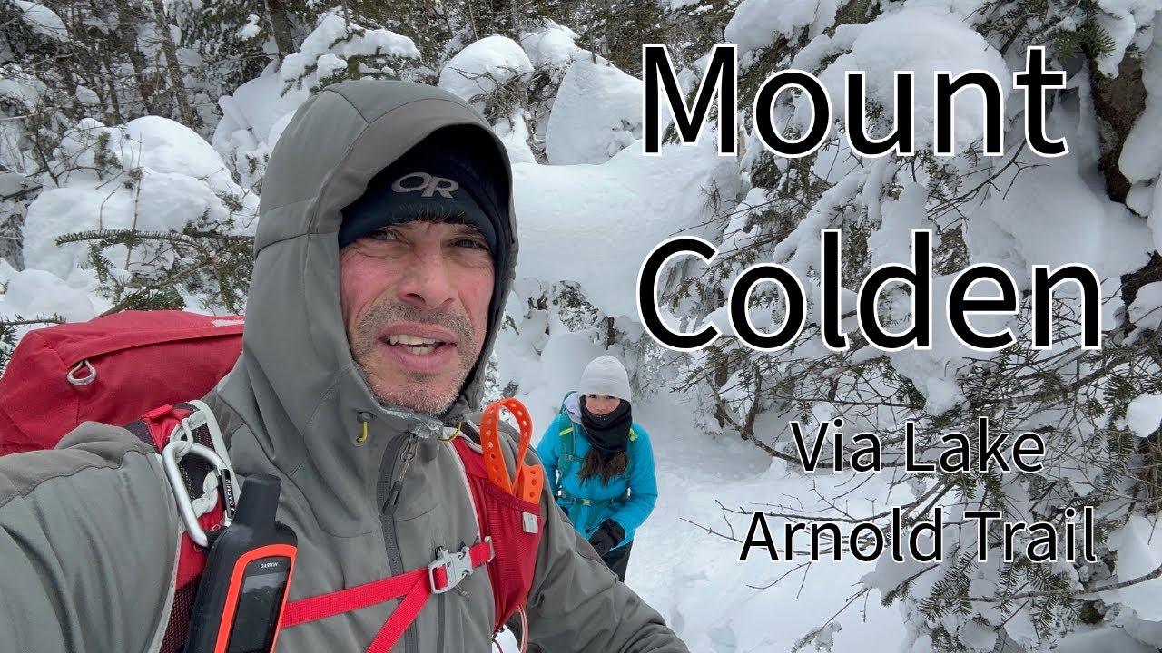 Mount Colden from Adirondack Loj via Lake Arnold Trail - Winter Climb - Adirondack Hiking (46W) - 4K