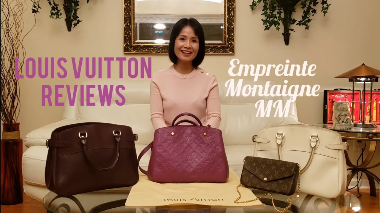 Louis Vuitton Empreinte Montaigne MM Reviews - Nhận xét về giỏ xách Louis Vuitton.