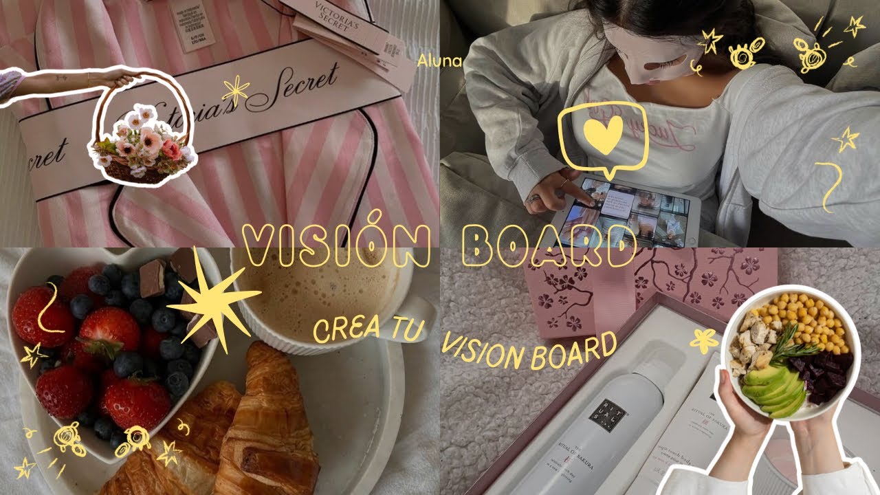 TE AYUDO A CREAR TU VISIÓN BOARD PASO A PASO 💗✨🌸