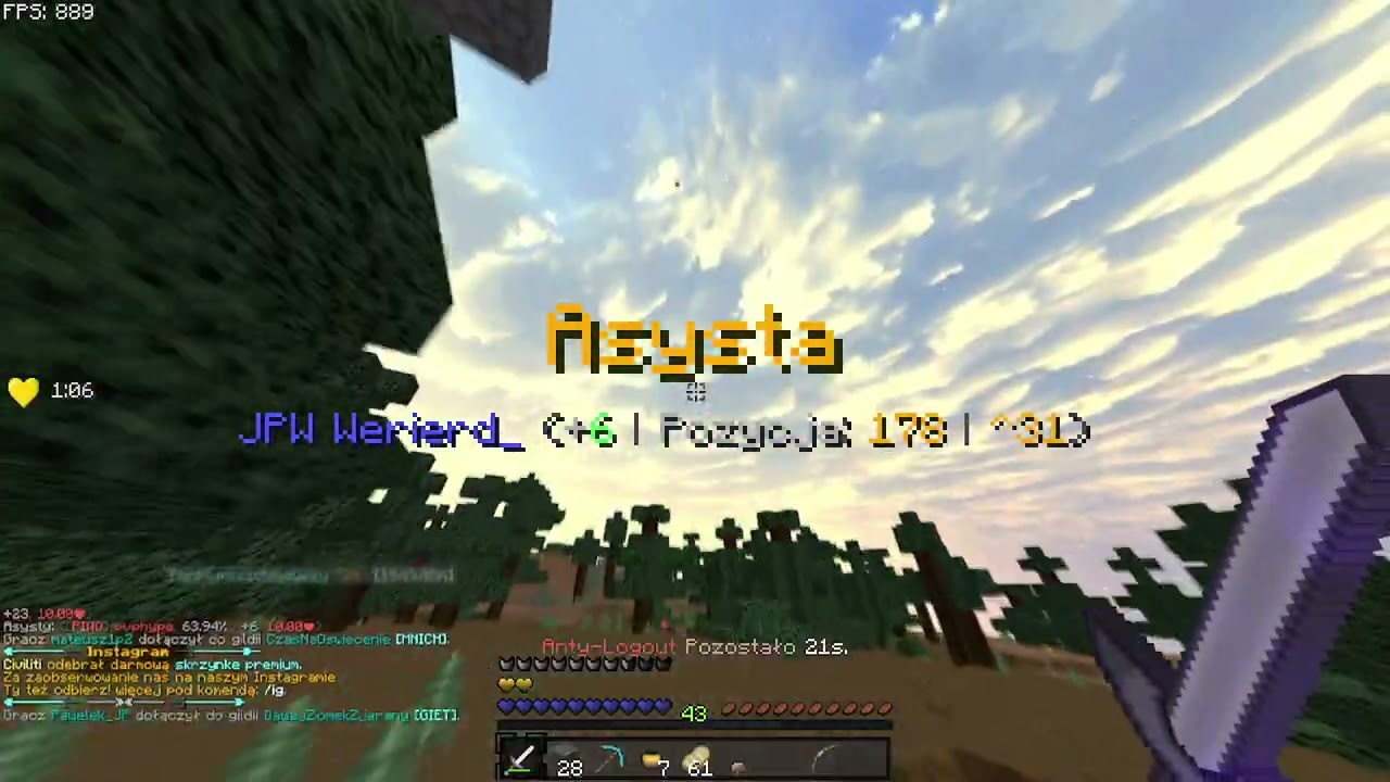 WATERMC.EU | START EDYCJI | KRETY KILLE WBITA DO GILDII | +TXT PVP | GILDIA FIFKA | [620 FPS]