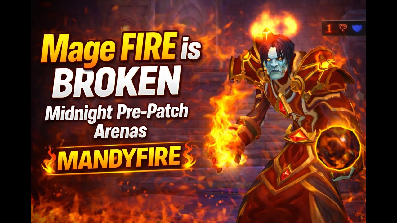 This Fire Mage is BROKEN in Arenas – Midnight Pre-Patch #wowretail #worldofwarcraft #oneshot