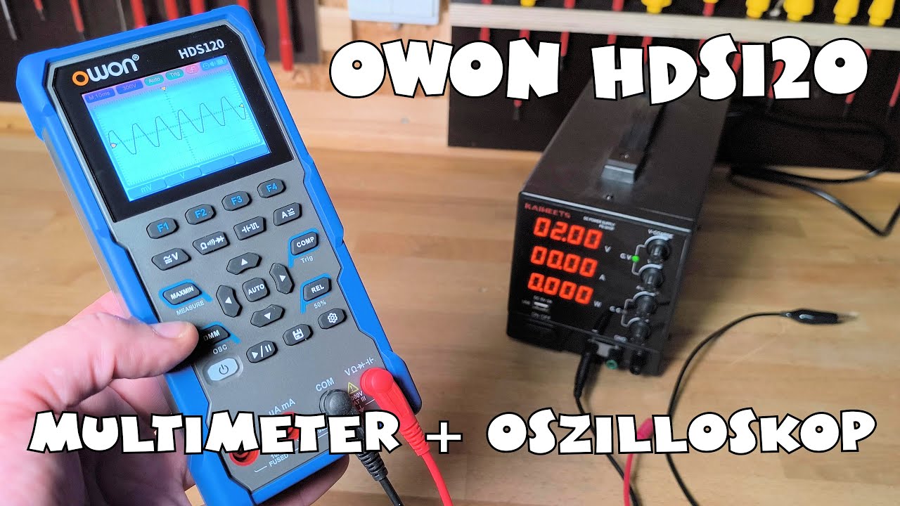 OWON HDS120 2-in-1 Multifunktions-Oszilloskop-Multimeter