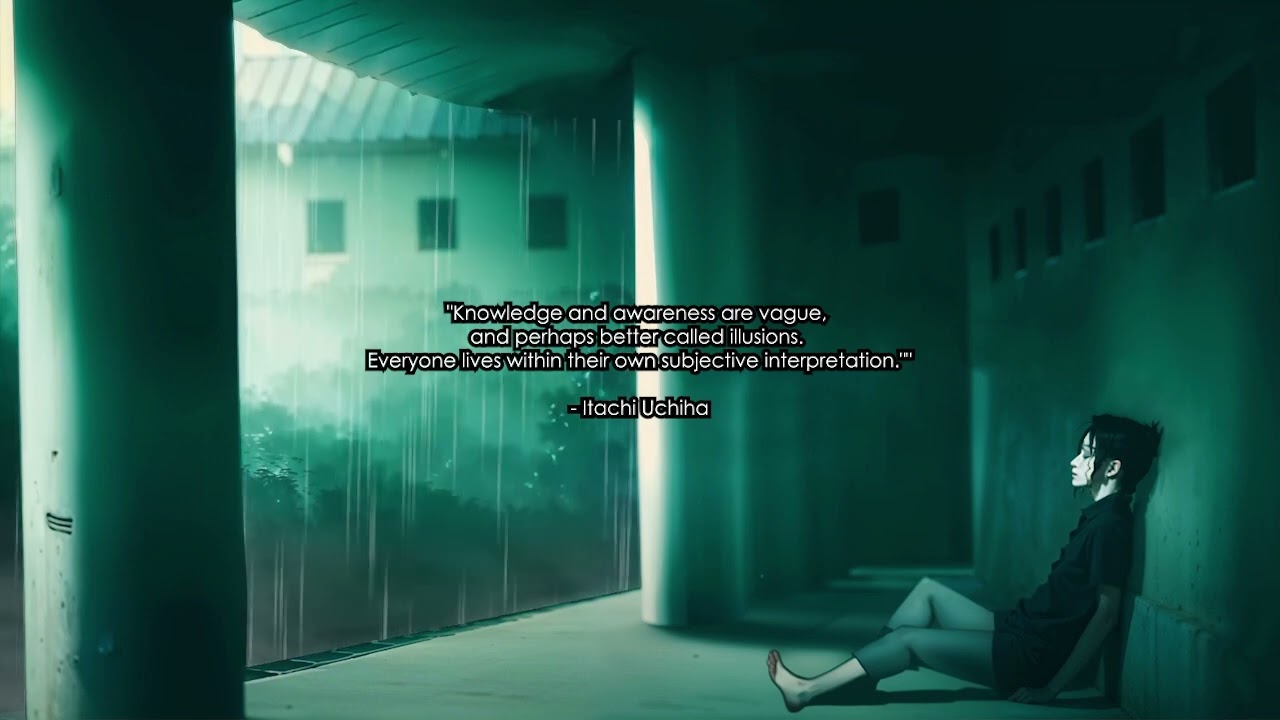 Sasuke Sadness and Sorrows | Naruto Shippuden | Rain and Sad Melancholic Music | Study and Relax
