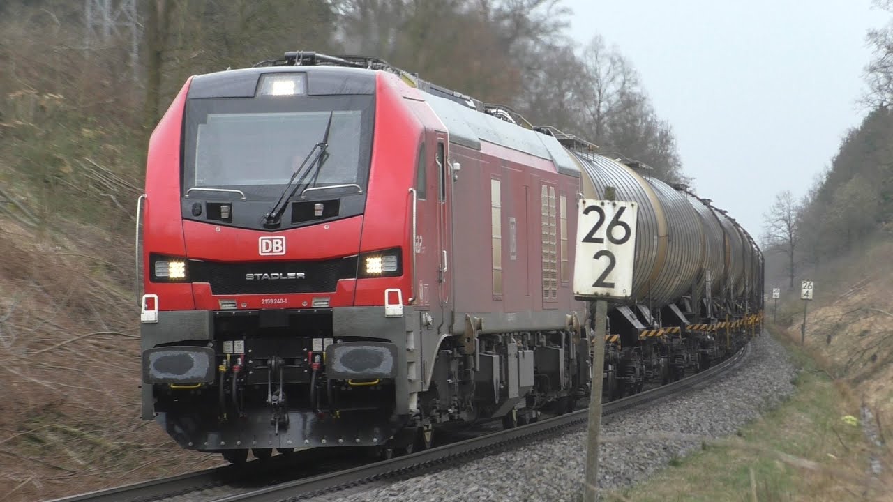 Dual Power Locomotive with Tank Car Train