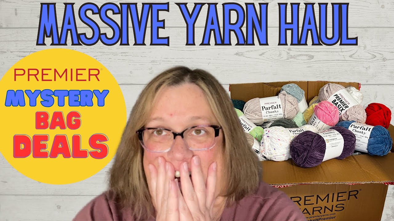 Огромный запас пряжи с ✨MYSTERY Bag Deals от Premier Yarn Yarn Yarns ✨ Parfait Chunky, Bernat