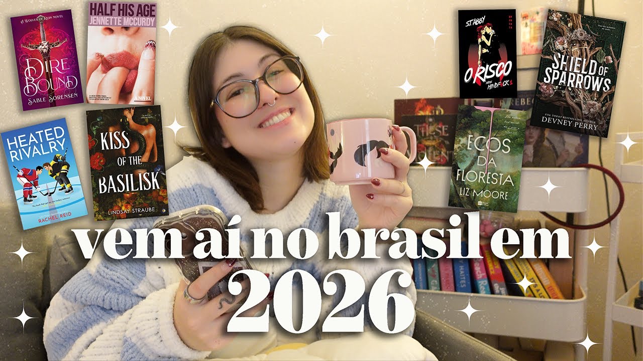 COMENTANDO LAN&Ccedil;AMENTOS DE LIVROS DO BRASIL EM 2026