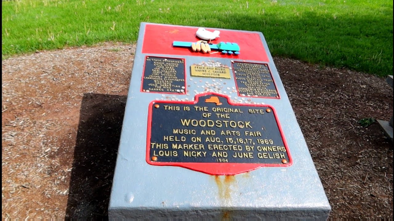 Touring WOODSTOCK 1969 Music Festival Concert Site! Bethel, NY