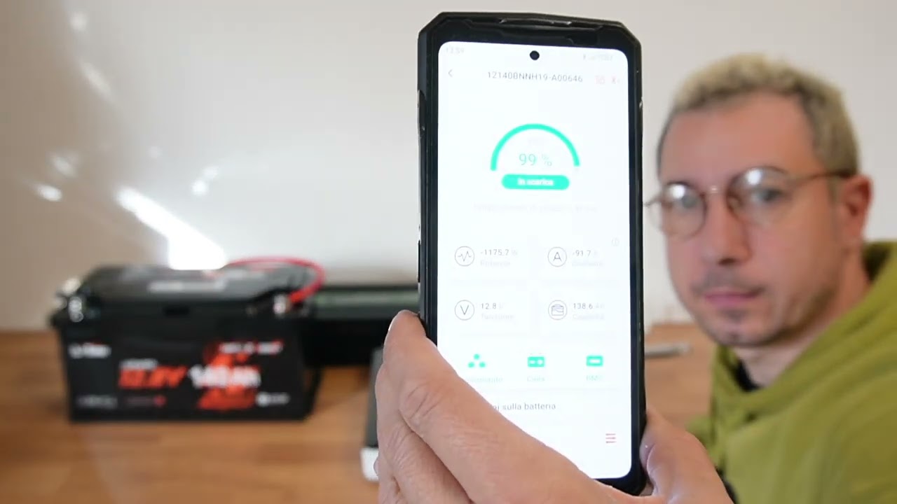LiTime 12,8V 140Ah H190 BT la batteria resistente al freddo intenso -20° #lifepo4lithiumbattery