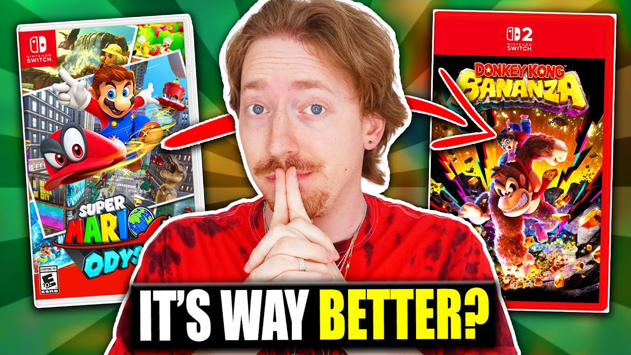 So I tried playing Mario Odyssey AFTER DK Bananza...