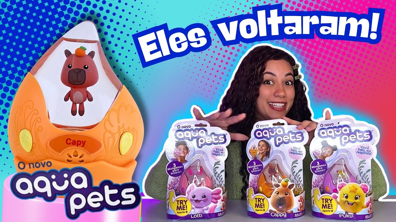 AquaPets da Multikids: O Pet que Canta, Dança e Responde! 🐠🎶