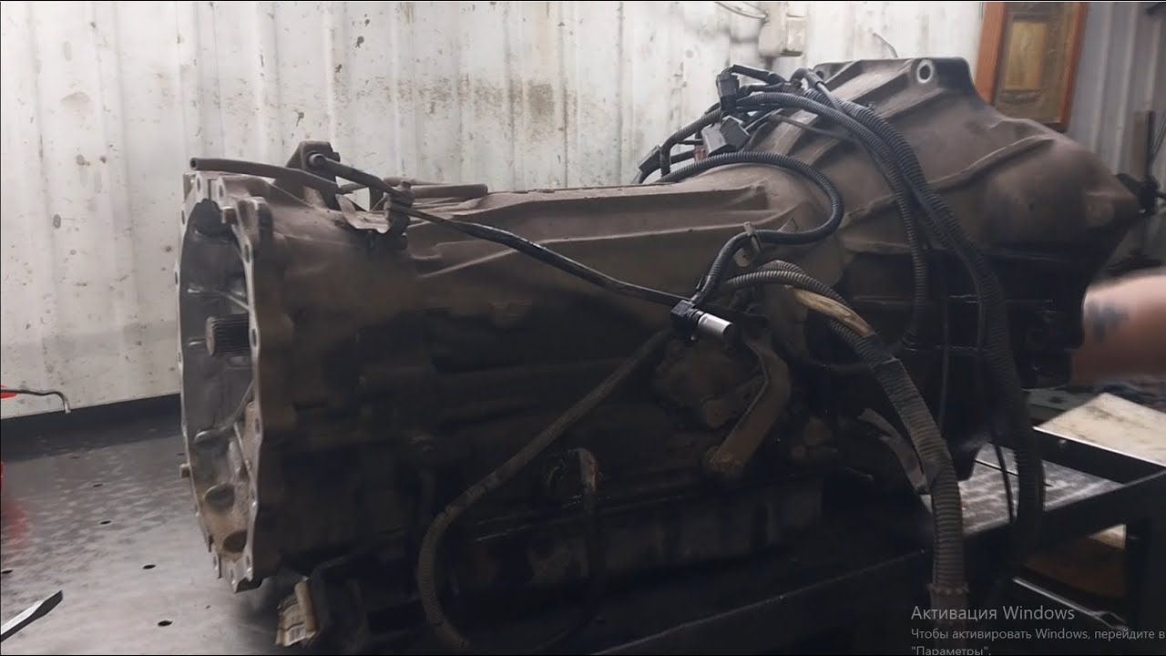 Отсутствие задней передачи, сгоревший пакет High clutch, 520 000 км АКПП RE4R03A Nissan Patrol 4.5