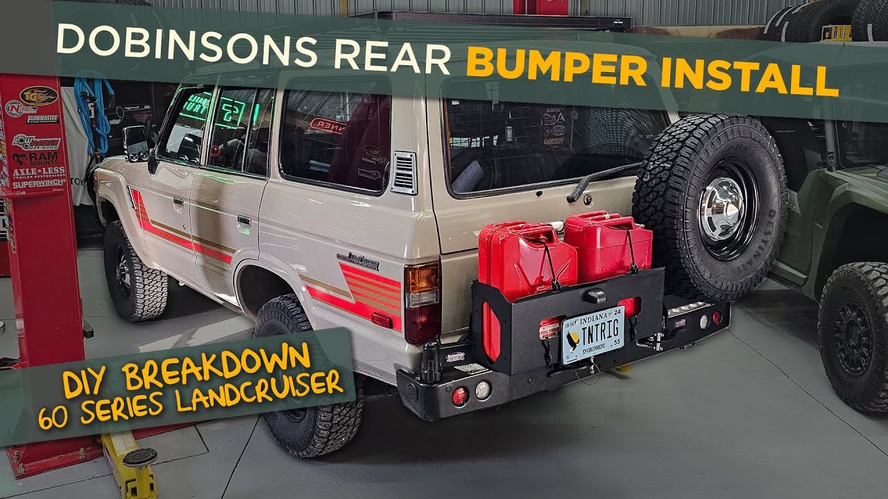 Land Cruiser Rear Bumper Install | 60 Series Toyota FJ62 Armor | Dobinsons
