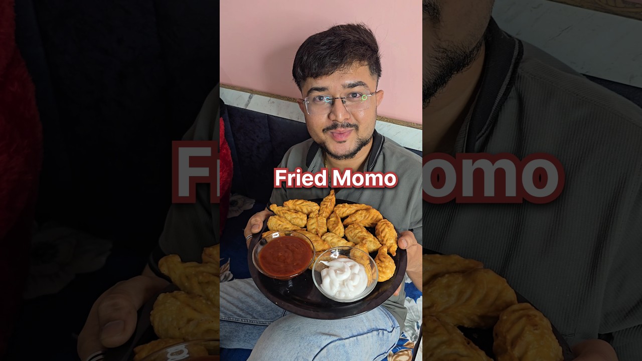 Fried Momo #shorts #food #friedmomo #recipe
