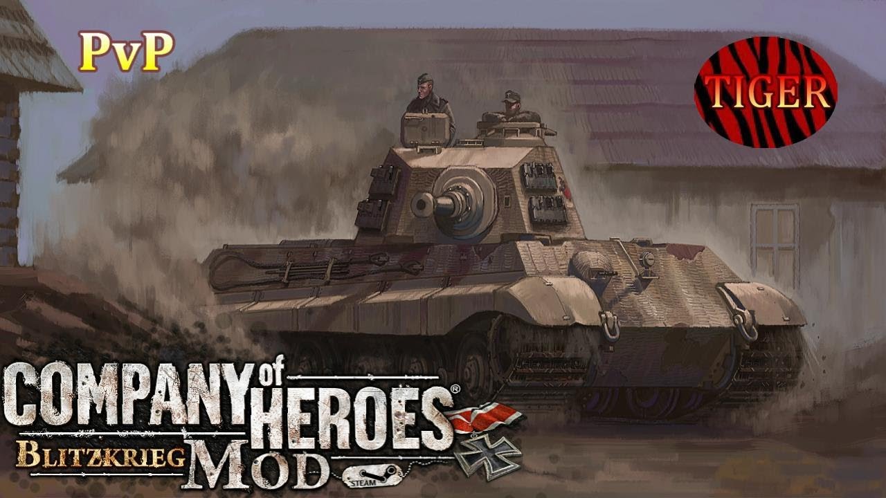 CoH Blitzkrieg Mod PvP _ EPIC back & forth! 3v3 Gameplay.