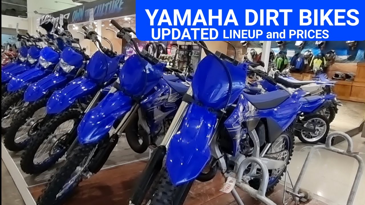 UPDATED YAMAHA DIRT BIKES LINE-UP and PRICES