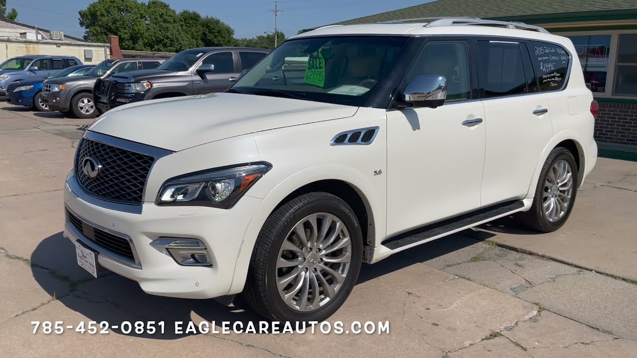 (ПРОДАНО) INFINITI QX80 AWD 2015 ГОДА ВЫПУСКА В АВТОСЕРВИСЕ EAGLE CARE AUTOS