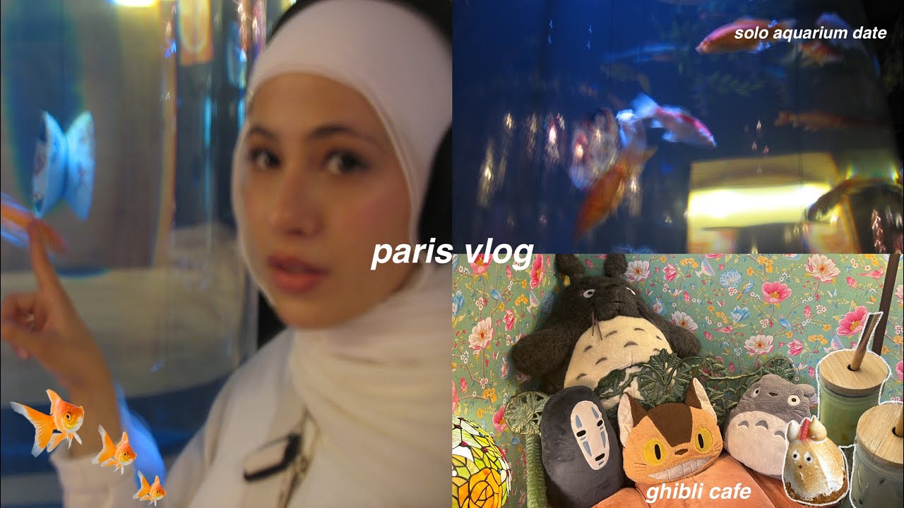 PARIS VLOG: aquarium date, shopping haul etc...