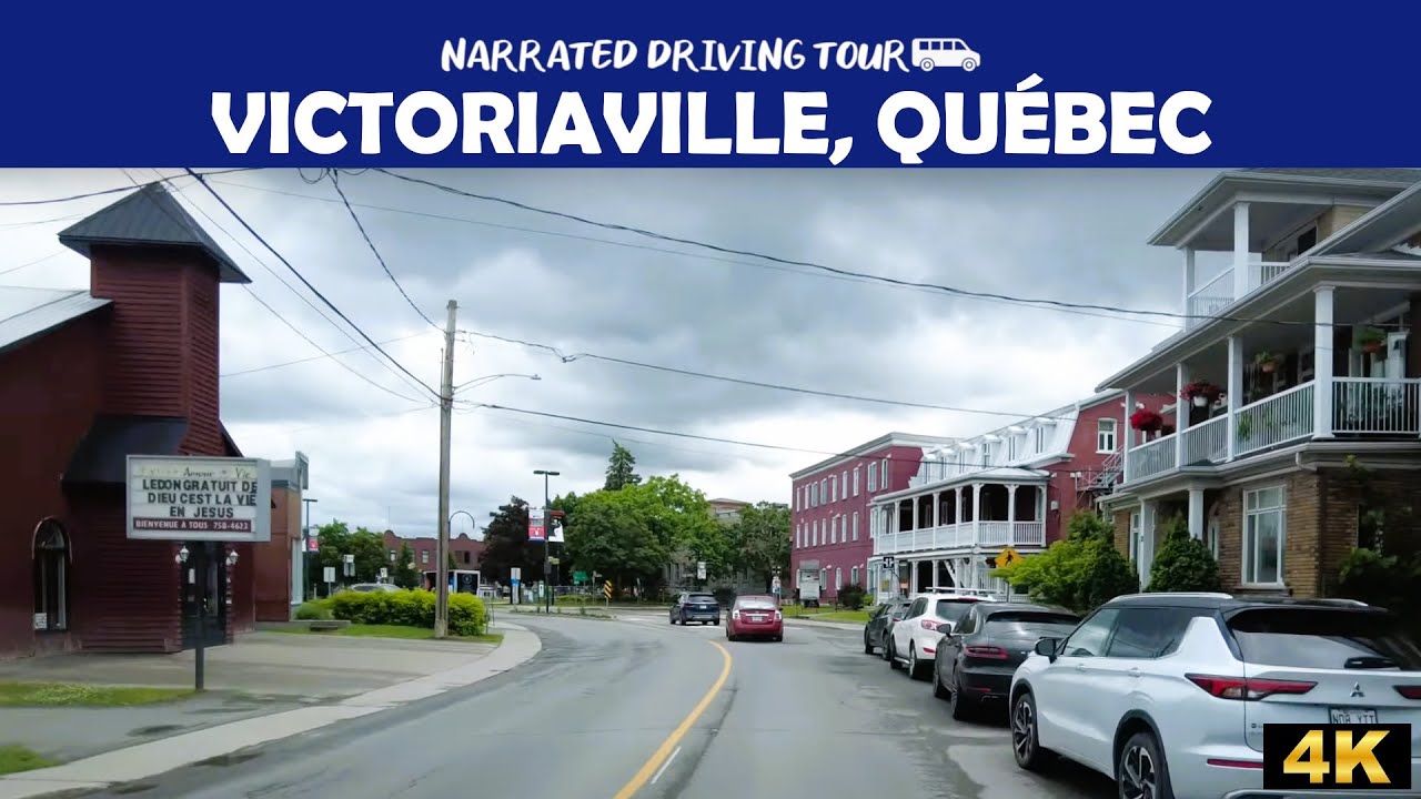 🚘 Victoriaville, Québec 🇨🇦 4K Drive