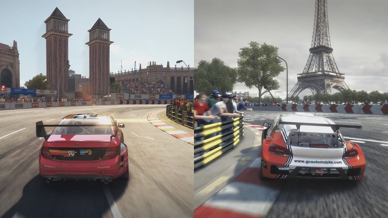 8 European Cities in different racing games (Paris, Rome, Madrid and more)