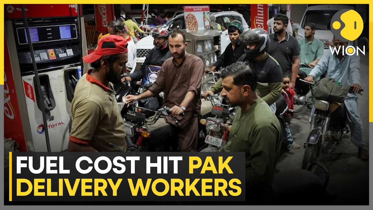 Pakistan Riders Struggle as Fuel Costs Soar | Delivery Workers in Crisis | WION