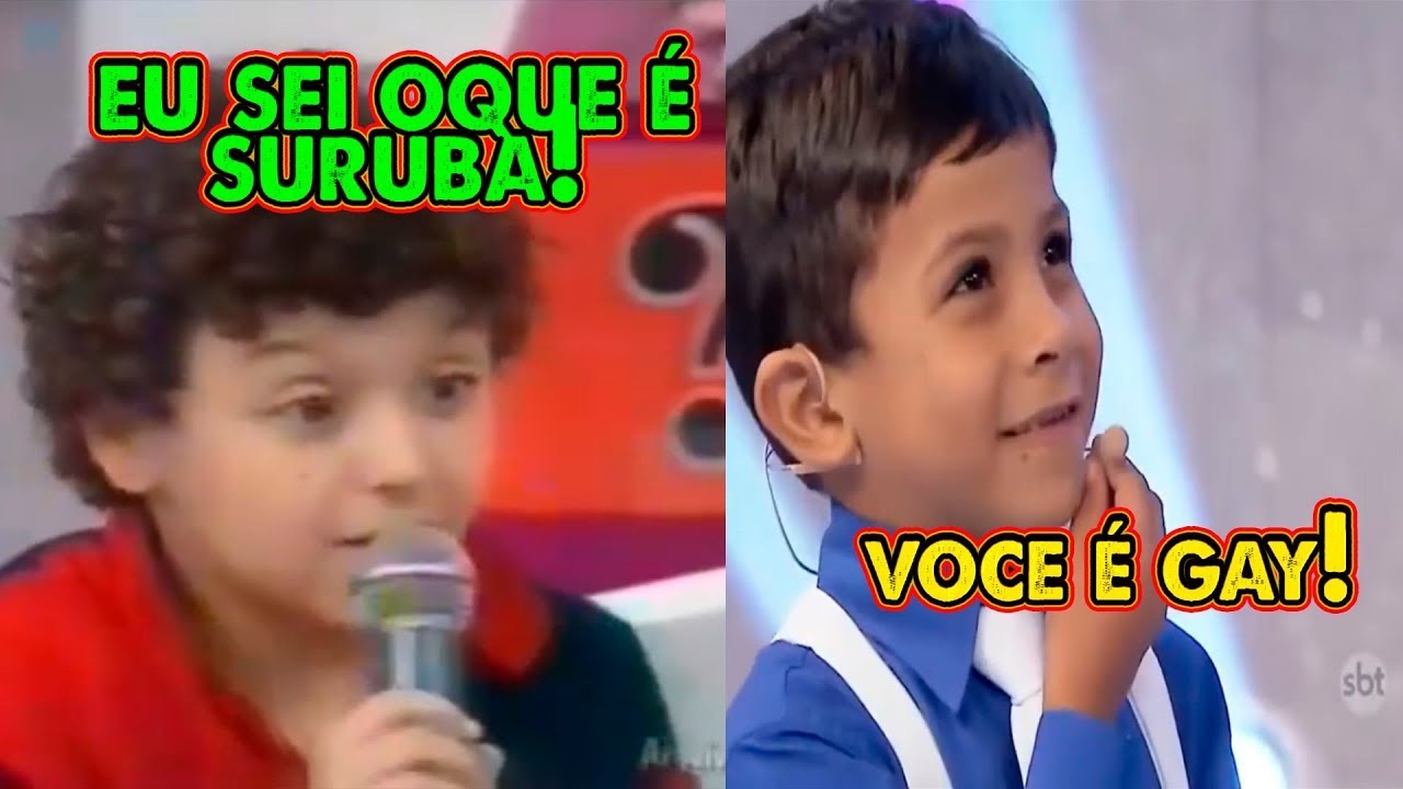 COISAS ABSURDAS DITAS POR CRIAN&Ccedil;AS EM PROGRAMAS DE TV