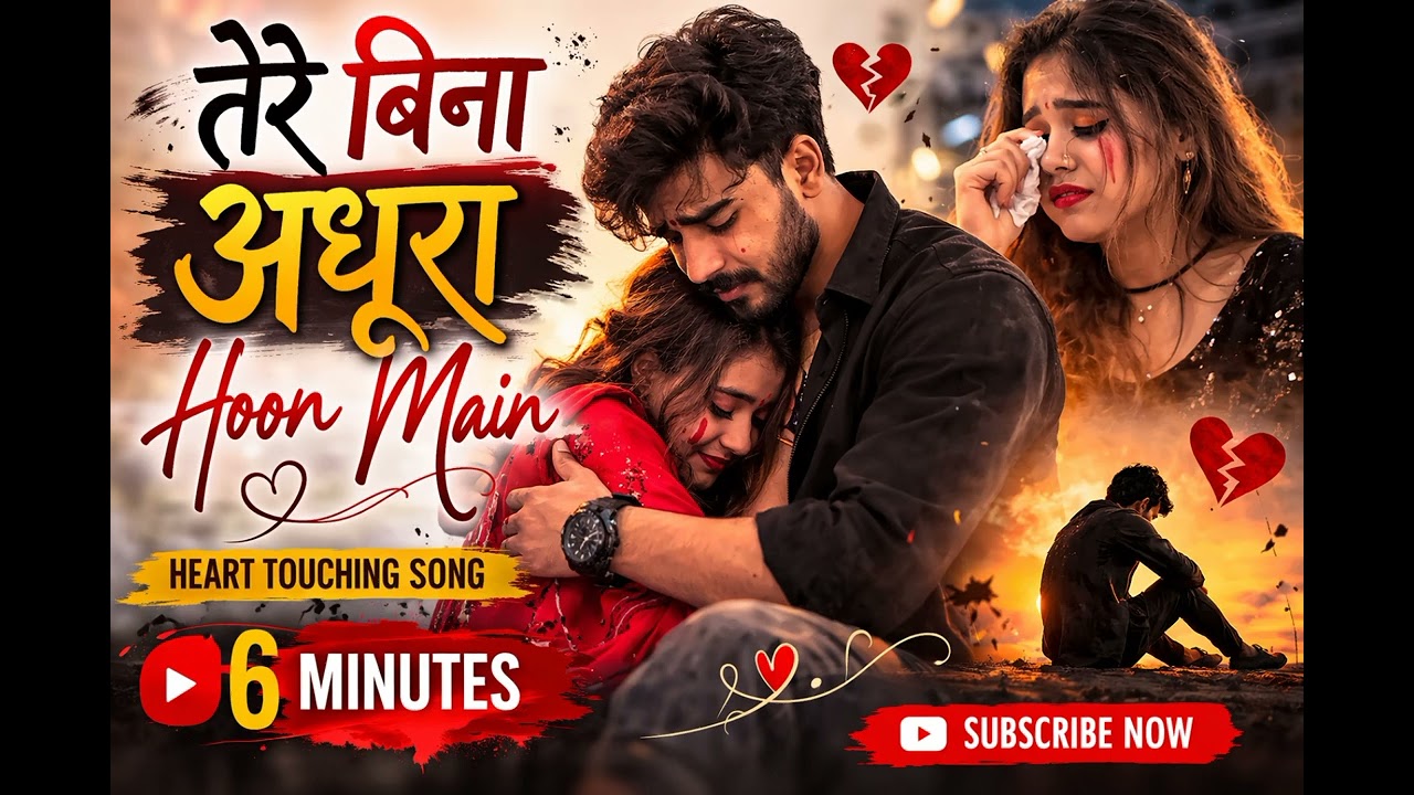 Tere Bina Adhoora Hoon Main | New Hindi Romantic Song 2026 | Heart Touching Love song