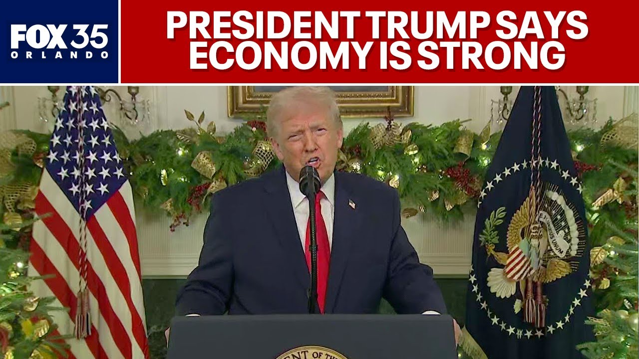President Trump says economy is strong, announces $1,776 bonus for US troops