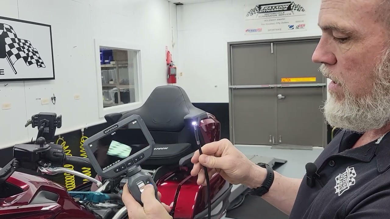 How to Check Your 18+ Goldwing Air Filter for Infestation PART 2 w/Borescope by Max McAllister