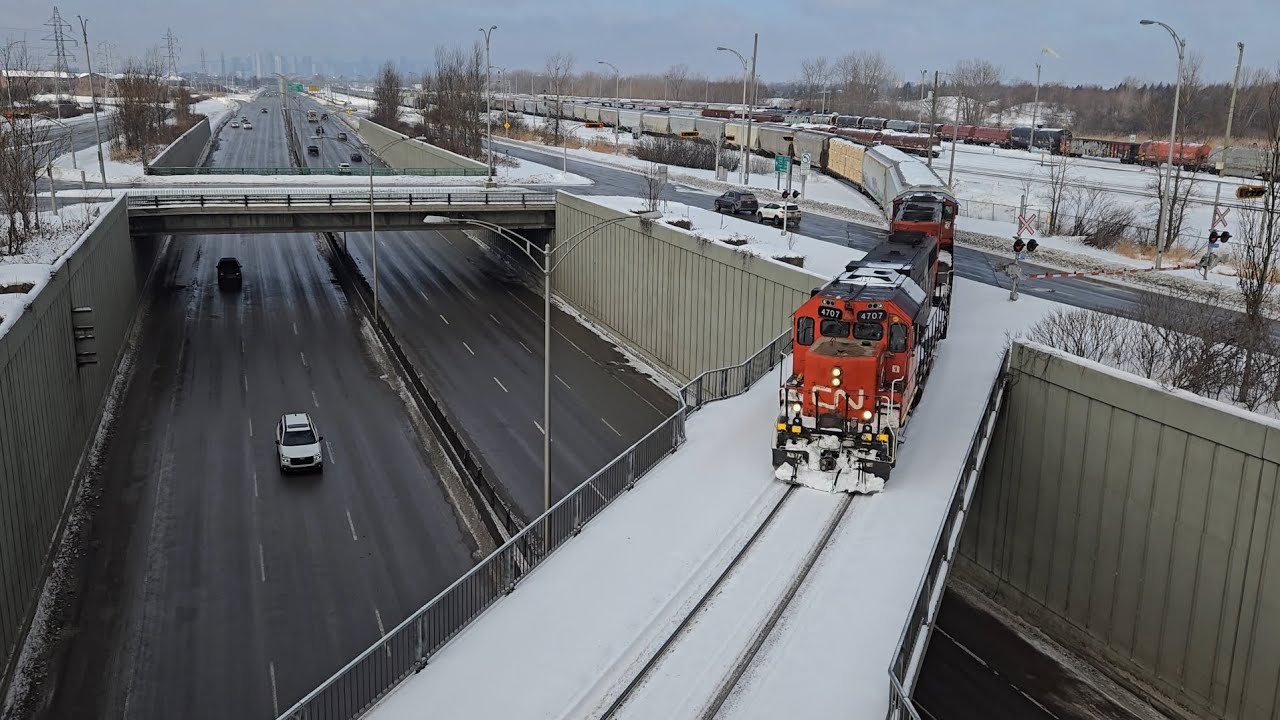 CN L522 southbound 2026-02-14