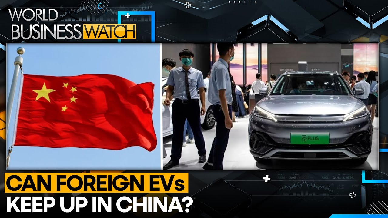 Foreign Carmakers Face Market Squeeze as China&rsquo;s EV Sales Slow | World Business Watch | WION News