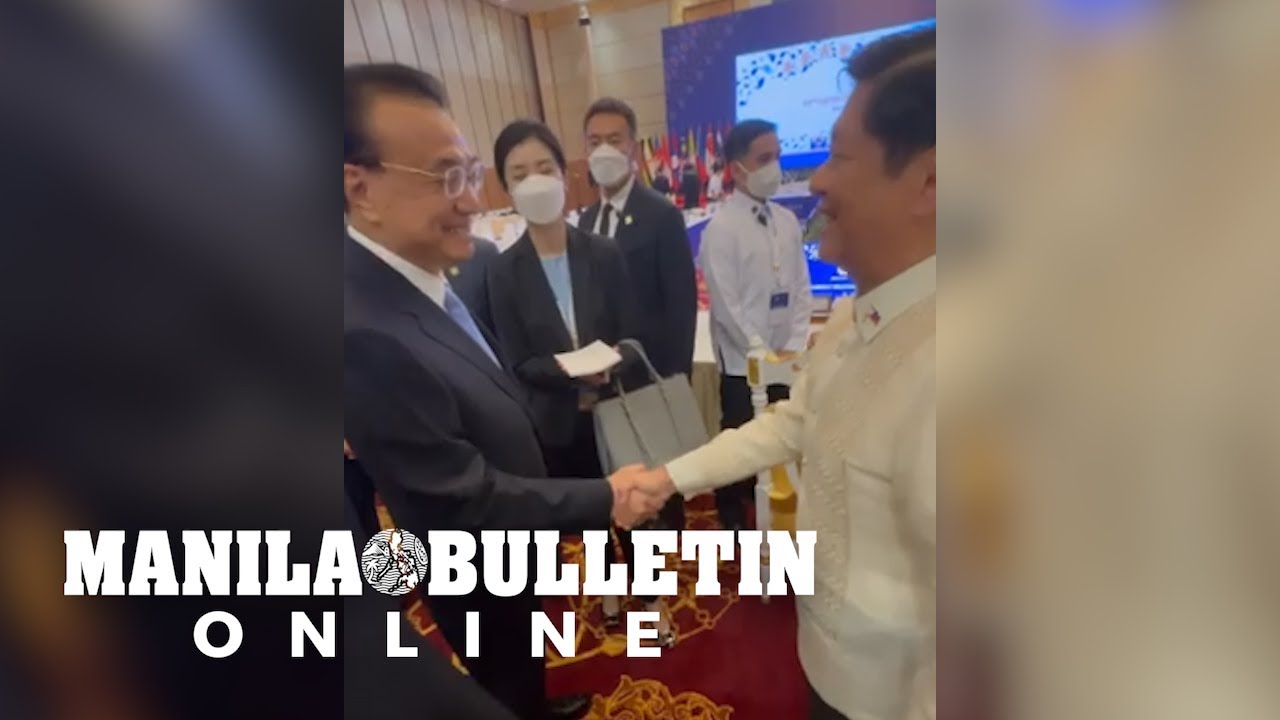 President Marcos Jr. had a brief conversation with Chinese Premier Li Keqiang at the sidelines of AS