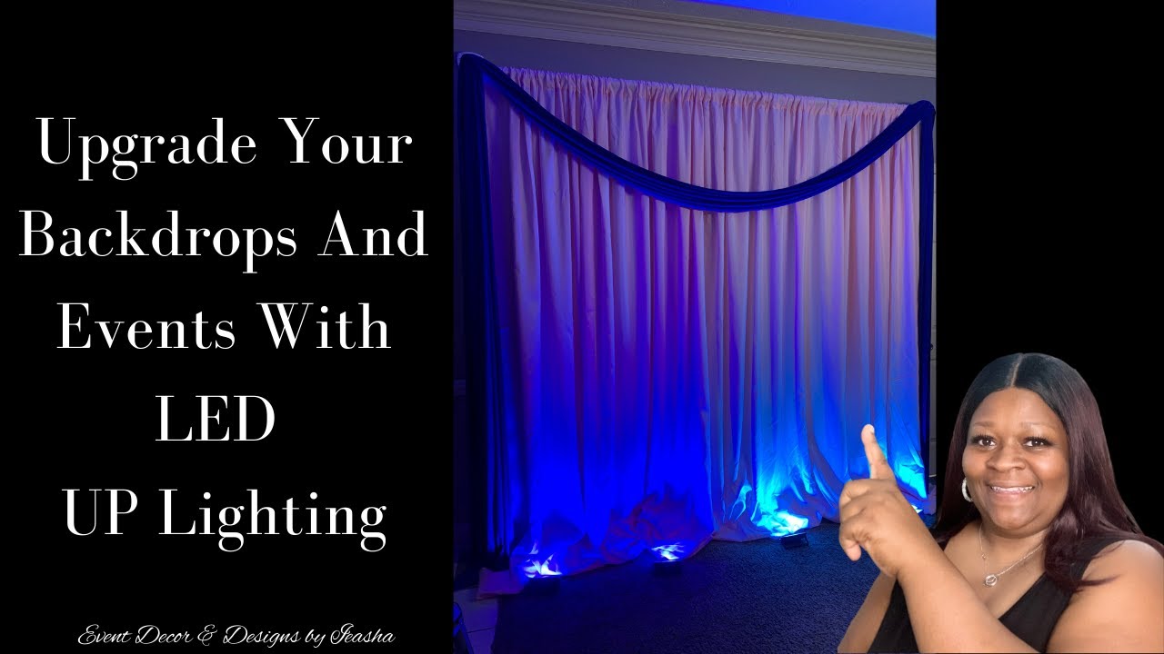 How To Upgrade Your Backdrops and  Events Using OnforU RGB LED Uplights