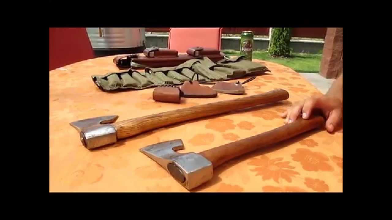 2015-07-12 - Extracting birch oil and applying it to my axe handle