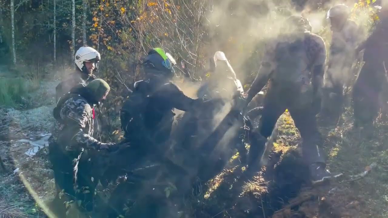 Frosty ride | KTM 690 |Mitas C02 + Michelin tracker