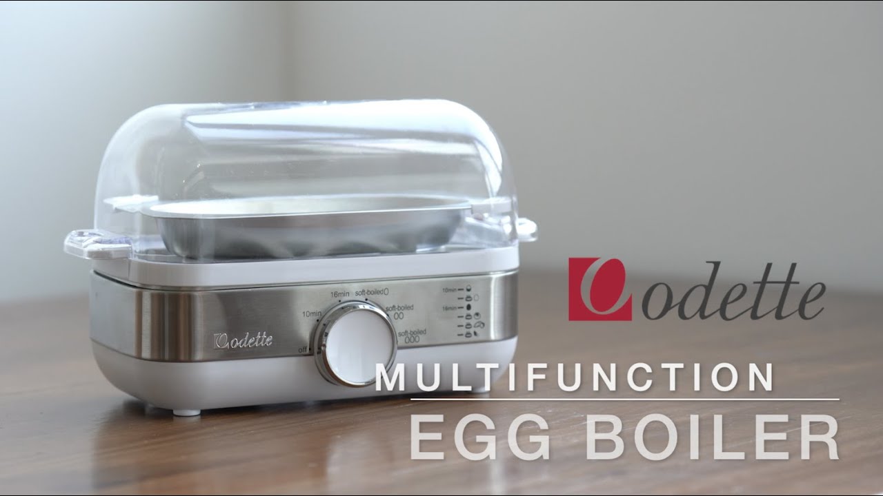 Odette Food Steamer Half Boil Egg/Soft Boil Egg Maker (EB6017)