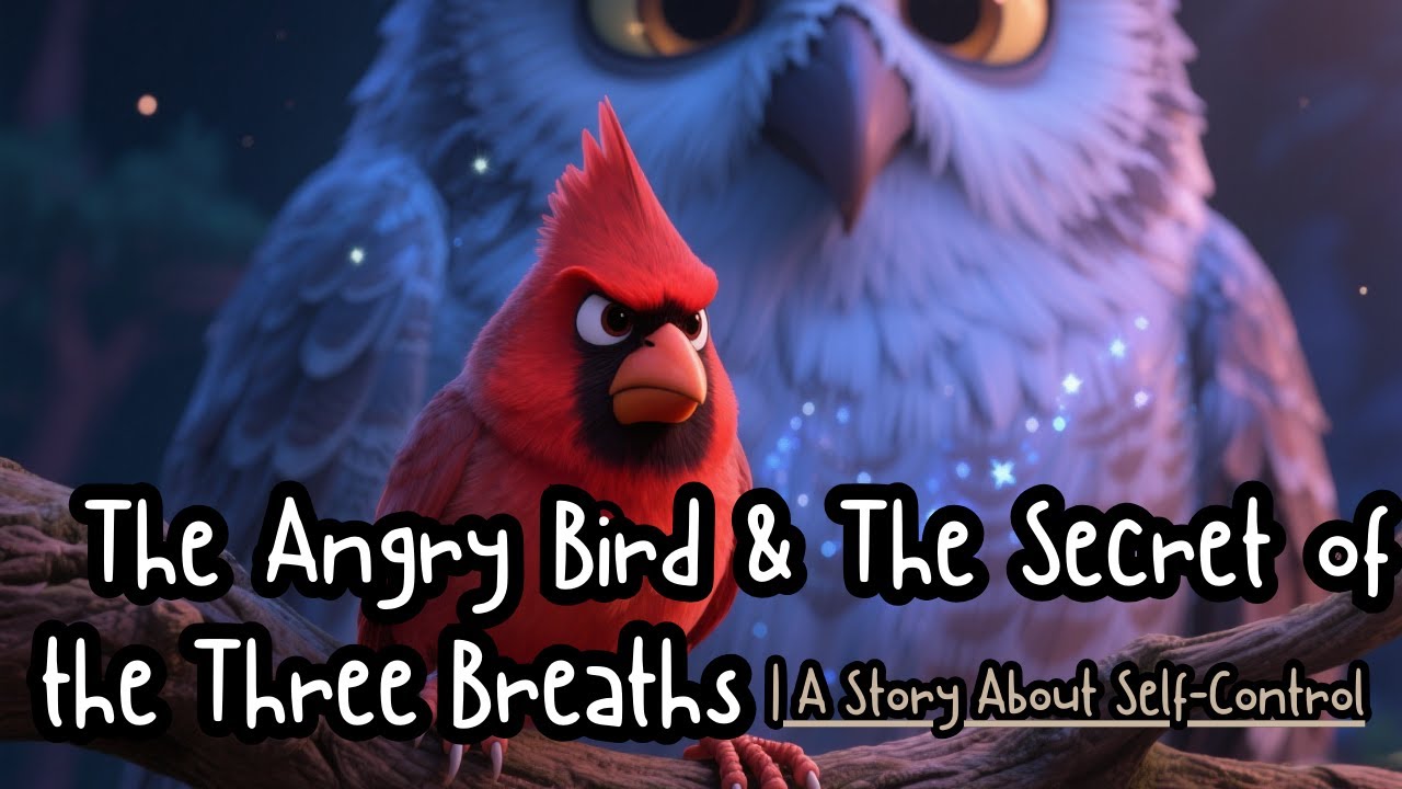 The Angry Bird & The Secret of the Three Breaths | A Story About Self-Control