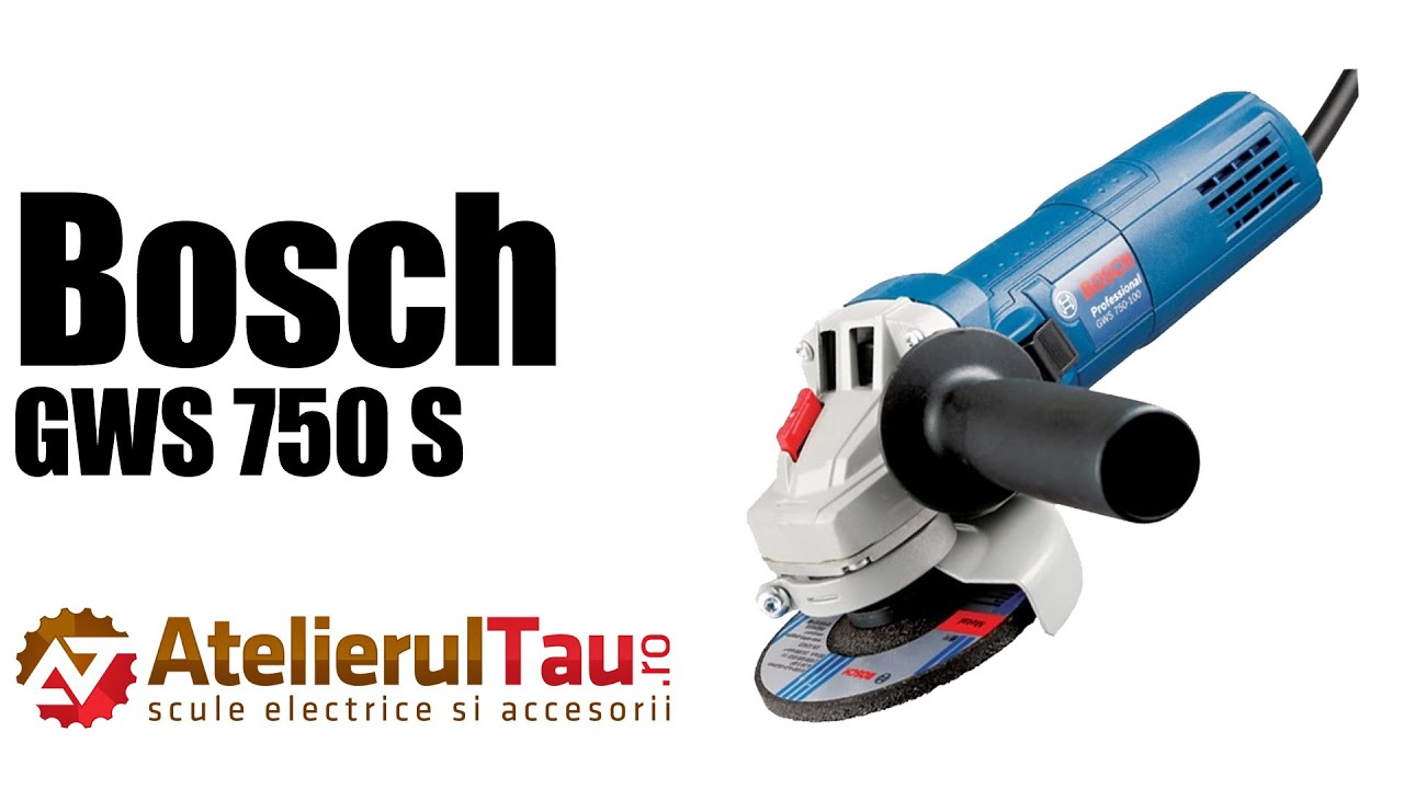 Bosch - GWS 750 S - Polizor unghiular, 750 W, 115/125 mm - Prezentare&Test in sarcina