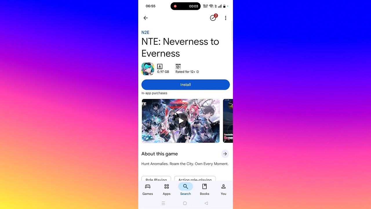 Как скачать или установить NTE: Neverness to Everness на Android