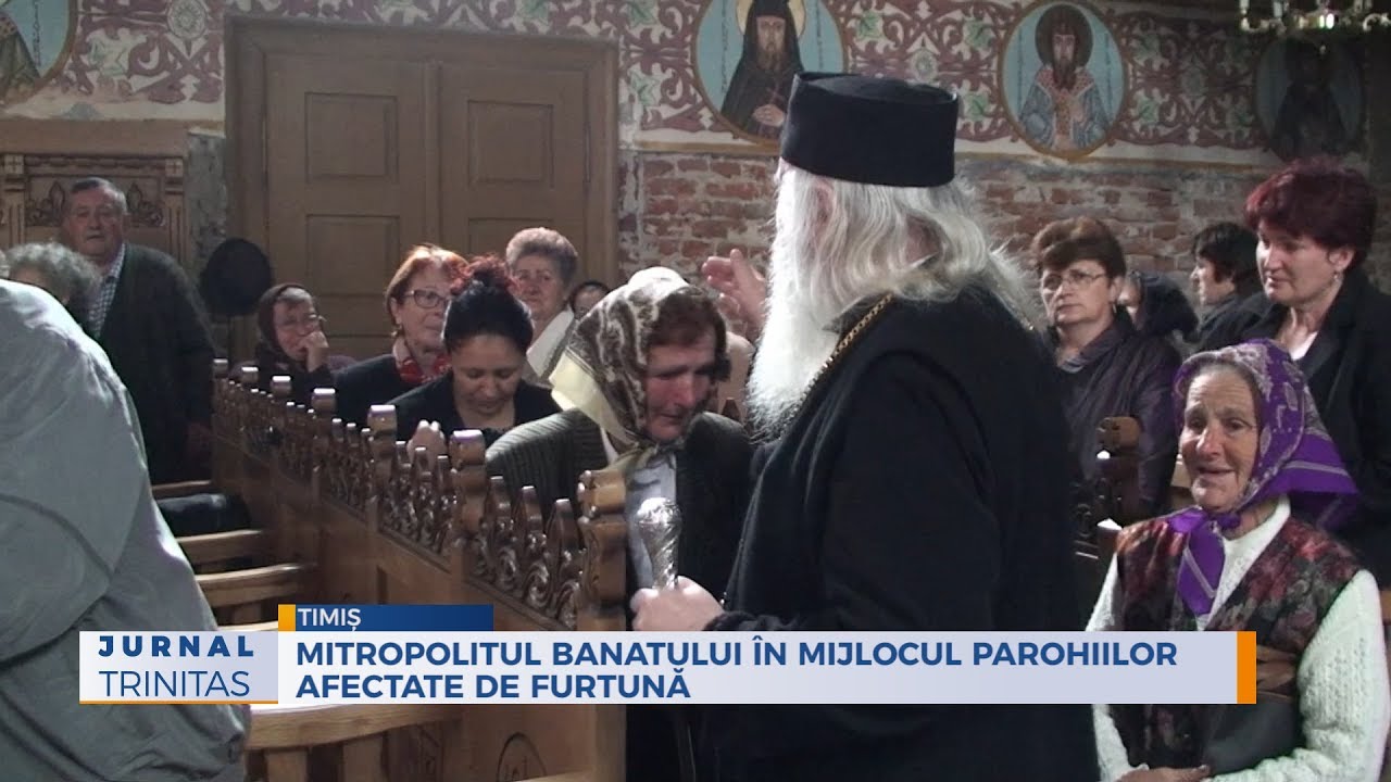 Mitropolitul Banatului în mijlocul parohiilor afectate de furtună