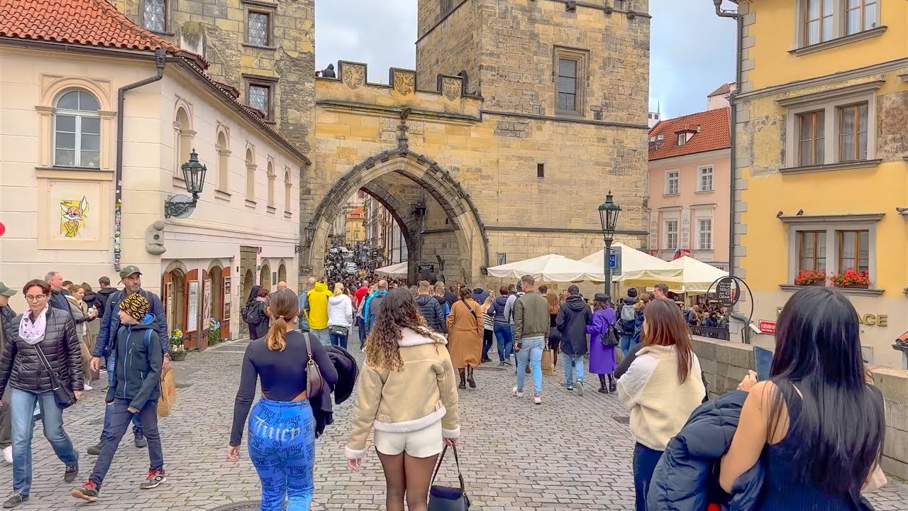Prague Czech Republic - 4k HDR 60fps Walking Tour