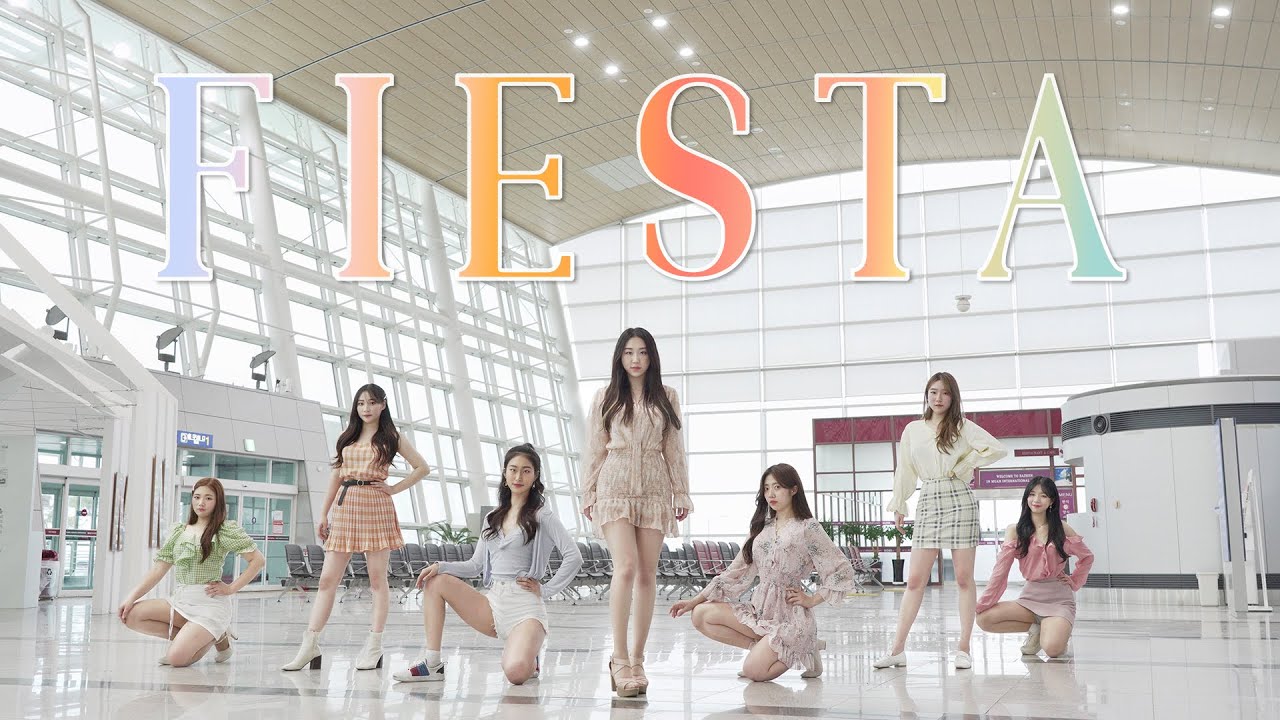 [그녀들의이중생활]아이즈원 피에스타 커버 | KPOP IN PUBLIC | iZ*One fiesta cover | 피에스타 7인 커버 | 무안공항 | trainee dance