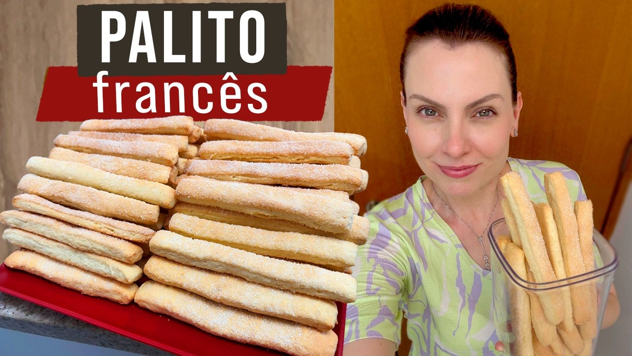 PALITO FRANCÊS - BOLACHA DE SAL AMONÍACO - RENDE MUITO