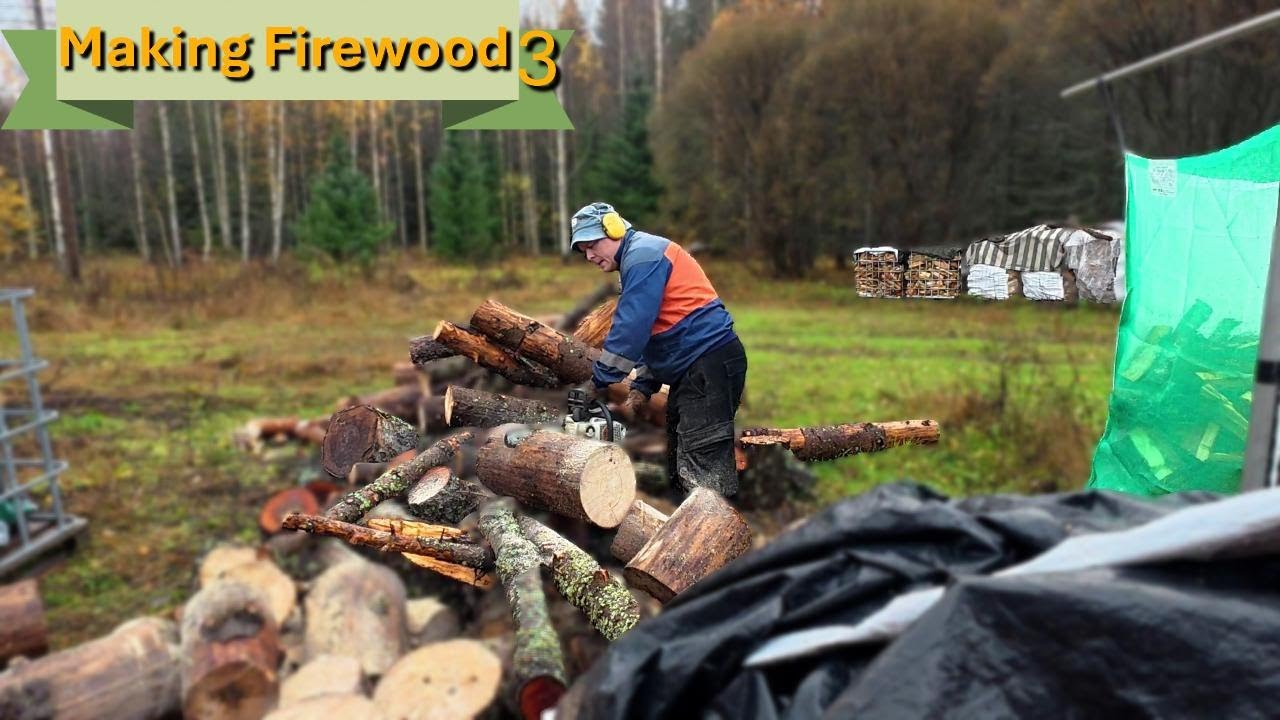 Making Firewood In Autumn Weather part 3