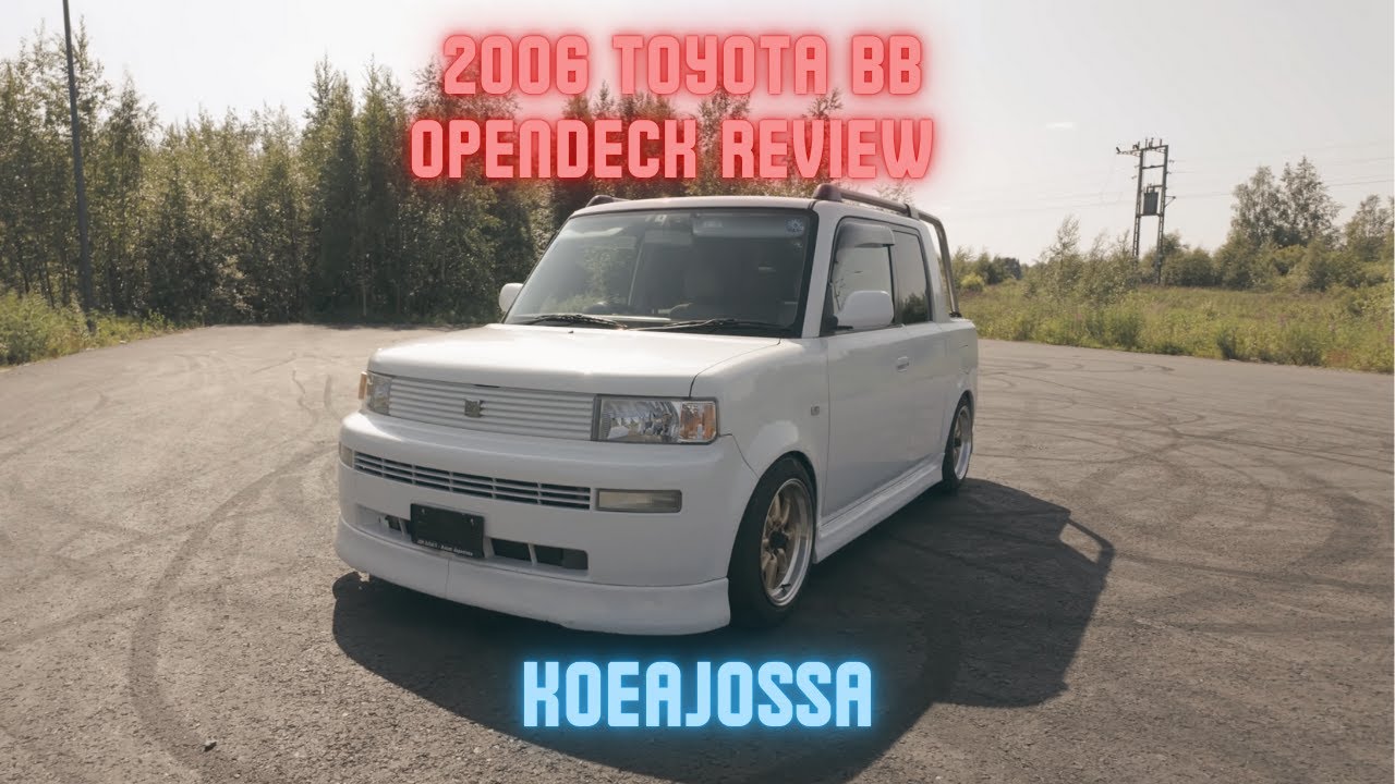 Arvostelussa : Toyota bB OpenDeck 2001 (ENG CC)