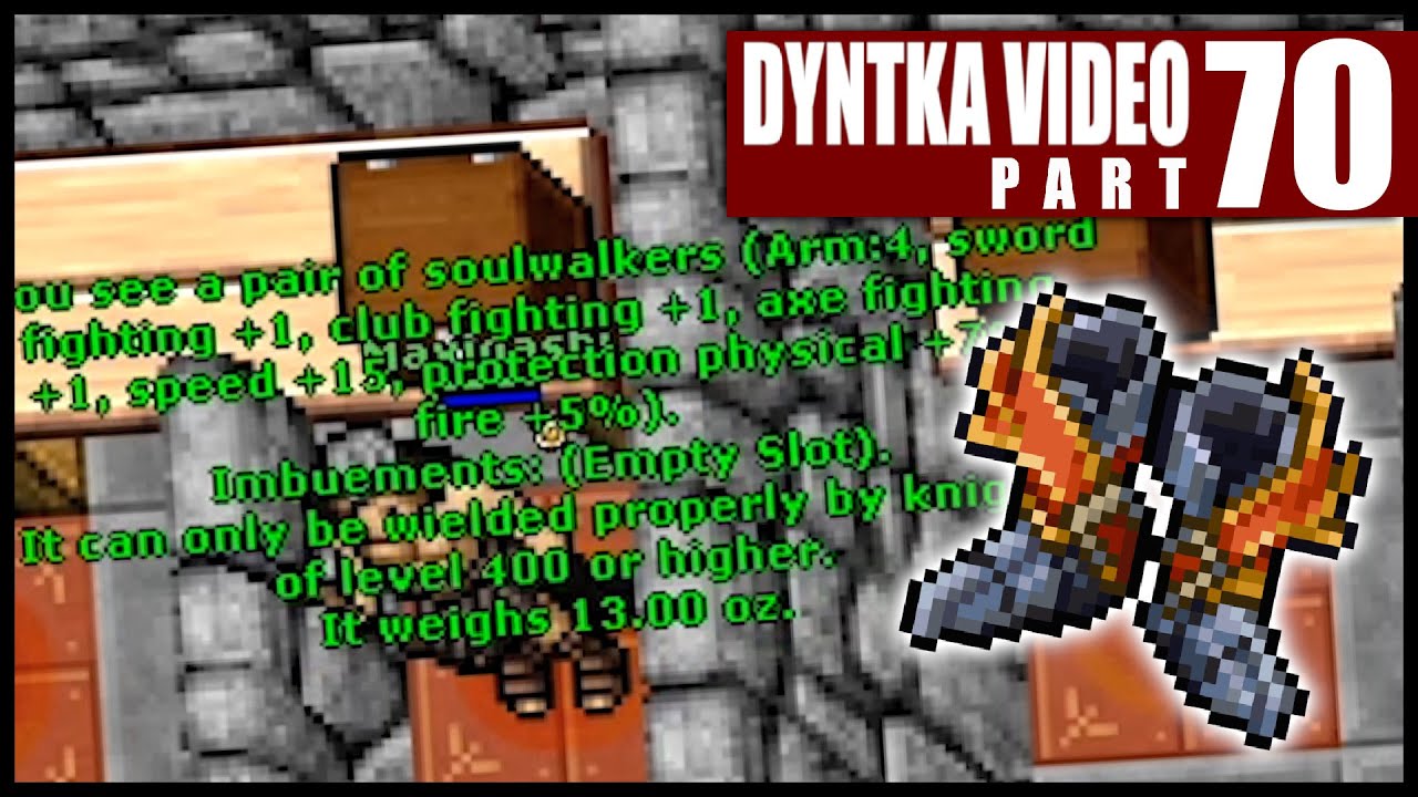 Nowiuśkie buciki |  Tibia - Dyntka Video odc. 70