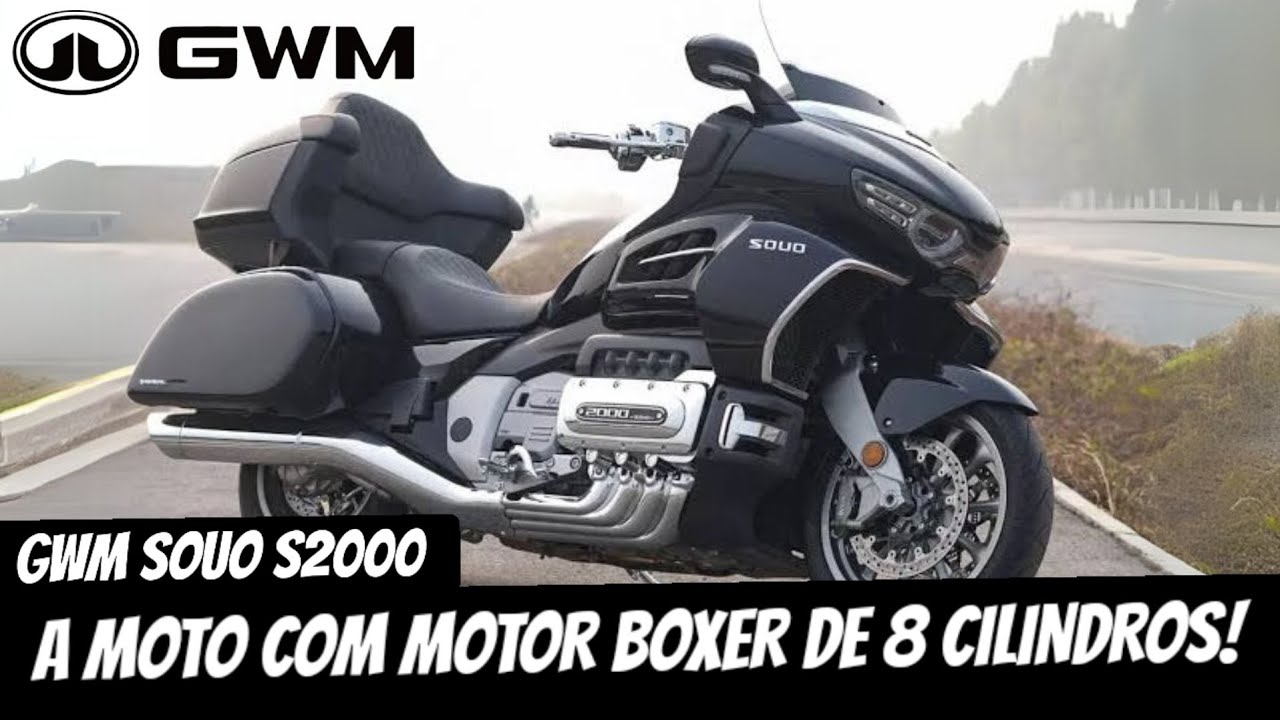 GWM SOUO S2000 - A MOTO COM MOTOR BOXER DE 8 CILINDROS!!