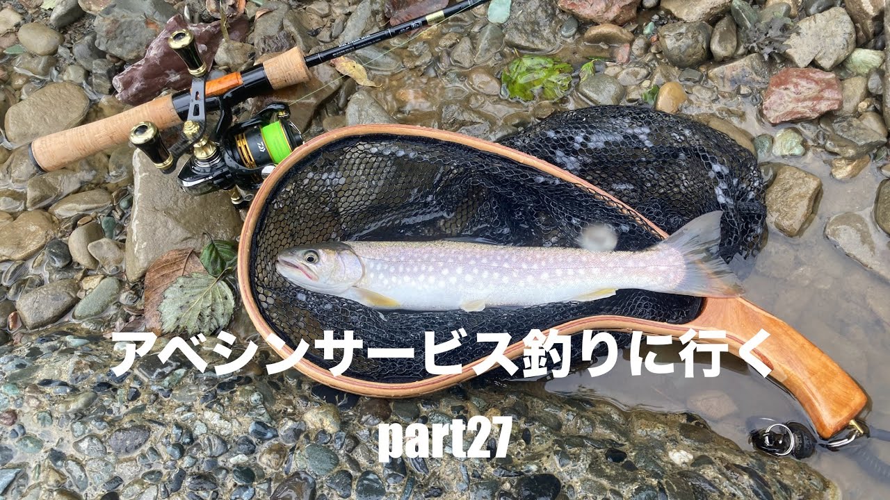 アベシンサービス釣りに行く♪ part27 アメマスパトロールからの小渓流でイワナちゃん！？