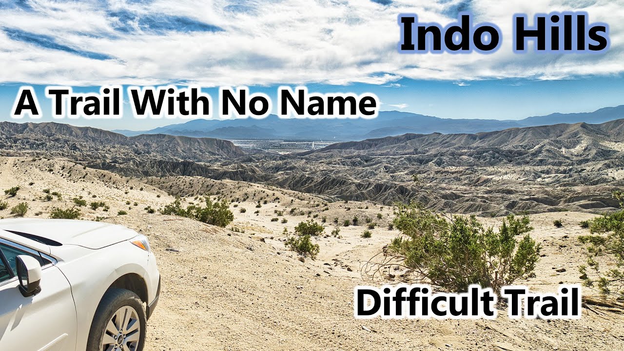 A Trail With No Name Near Palm Springs, California. Difficult Trail
