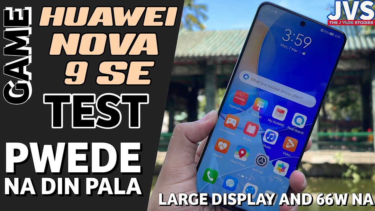 Huawei nova 9 SE Game Test Using 4G Data - Ayos din ito for gaming | Filipino |